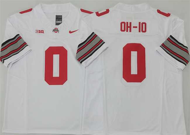 Men's Ohio State Buckeyes #0 OH-IO White 2025 F.U.S.E. Limited Stitched Jersey,We sell and wholesale Men's Ohio State Buckeyes #0 OH-IO White 2025 F.U.S.E. Limited Stitched Jersey on line form chian!
